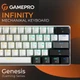 Клавіатура GamePro Genesis Infinity MK130BW White [140414] - зображення 5