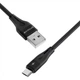 Кабель Proove Soft Silicone USB-A to Micro-USB 2.4A 1m Black (CCSO20001301) [130625] - изображение 3