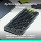 Клавіатура Logitech POP Icon Keys Bluetooth UA Graphite (920-013157) [118957] - зображення 6