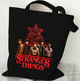 Сумка шопер тканинний Странные дела Stranger Things принт k-pop 39x1x34, чорний (SVS) - зображення 1