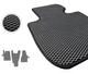 Eva килимки Pro-Eco Black для Volkswagen Transporter / Caravelle / Multivan (T5-T6)(1 ряд - 1+1)(4 кліпси)(1 ряд) 2003-2024 (PE 6090669) - изображение 1