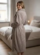 Халат жіночий (темно-бежевий) ONE SIZE S/M - изображение 4