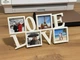 Фоторамка-колаж на 4 фотографії у формі слова LOVE. Aivory - изображение 1