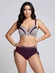 Женский купальник Fuba 26805-1 коричневый-кремовый 4XL - изображение 1