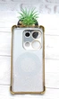 Чохол Luxury Case для Poco M6 Pro бампер силіконовий блискучий з кільцем підставкою золотий - зображення 5