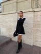 Жіноча комбінована сукня міні та шорти на ґудзиках Uaclothes 42-44 Чорний (like34001-143991349) - изображение 5