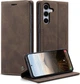 Чохол-книжка з магнітом Samsung Galaxy S25 FE S731 CaseMe Dark Brown (43490-05) - зображення 1