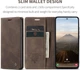 Чохол-книжка з магнітом Samsung Galaxy S25 FE S731 CaseMe Dark Brown (43490-05) - зображення 2