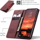 Чехол книжка с магнитом Samsung Galaxy S25 FE S731 CaseMe Wine (43490-42) - изображение 3