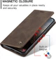 Чохол-книжка з магнітом Samsung Galaxy S25 FE S731 CaseMe Dark Brown (43490-05) - зображення 5