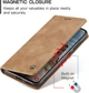 Чехол книжка с магнитом Samsung Galaxy S25 FE S731 CaseMe Brown (43490-30) - изображение 5