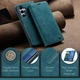 Чехол книжка с магнитом Samsung Galaxy S25 FE S731 CaseMe Sea Green (43490-56) - изображение 6