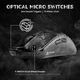 Безпровідна Ігрова Миша ATTACK SHARK R11 ULTRA BLACK Carbon 2.4G/Bluetooth/USB type-c Сенсор PAW3950MAX - изображение 7