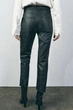 Брюки из искусственной кожи Zara 2969/045 - 42 - изображение 3