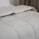 Зимнее полуторное одеяло искусственный мех Teddy 150*210 см 350 гр/м2, гипоаллергенное TEDDY ТЕП Светло-серый (51080150210) - изображение 5