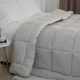 Зимнее полуторное одеяло искусственный мех Teddy 150*210 см 350 гр/м2, гипоаллергенное TEDDY ТЕП Светло-серый (51080150210) - изображение 1