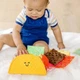 Мультисенсорна іграшка для малюків "Тако" Melissa&Doug різнокольоровий (12 предметів/текстиль) (MD30745) - зображення 4