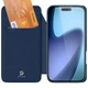 Чохол книжка на Apple iPhone 17 / для айфон 17 штучна шкіра Синій - зображення 3
