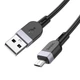 Кабель Micro USB для зарядки телефона, смартфона / зарядный шнур провод микро юсб для передачи данных 3м - изображение 4