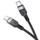 Кабель USB Type-C до USB Type-C Провід шнур юсб тайп сі на юсб тайп сі для швидкої зарядки та передачі даних 1м 60W - зображення 5