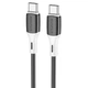 Кабель USB Type-C до USB Type-C Провід шнур юсб тайп сі на юсб тайп сі для швидкої зарядки та передачі даних (1м) - зображення 1