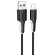 Зарядный кабель USB Lightning для iPhone / Провод шнур юсб лайтнинг для зарядки айфона Apple устройств 2.4A 1м - изображение 1