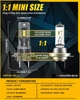 LED лампы H7 100W 6000K CSP 18000 лм, Canbus, с кулером, 12–16V, комплект 2 шт - изображение 6