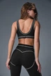 Жіночий спортивний комплект Alo Yoga Airlift Suit Up "Black/White" XXS (W9680R_W54341R) - изображение 4