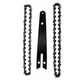 Цепь для пилы 8" Saw Chain шаг 1/4" 47 узлов для аккумуляторной цепной мини-пилы 8490 - изображение 1