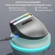 Беспроводная Вертикальная Мышь JOMAA: Эргономичная, Bluetooth+2.4G, RGB. (Cерый) - изображение 5