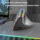 Беспроводная Вертикальная Мышь JOMAA: Эргономичная, Bluetooth+2.4G, RGB. (Cерый) - изображение 6