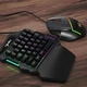 Ігровий комплект клавіатура + миша 198I G506 USB з RGB-підсвіткою, компактна механічна клавіатура на 35 клавіш, геймерська мишка 3200 DPI - изображение 2
