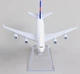 Модель літака Boeing 747 Delta Air Lines 1:400 металева лита колекційна модель пасажирського авіалайнера 16 см - зображення 8