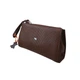 Кожаная сумочка косметичка Lira Brown Mini 065 lazer brown - изображение 7