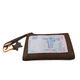 Кожаная сумочка косметичка Lira Brown Mini 065 lazer brown - изображение 8