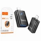 Адаптер Lightning на USB-C Hoco UA36A для iPhone чтение файлов OTG черный с подсветкой - изображение 4