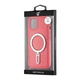 Чохол Jinduka Leather Ringo протиударний шкірозамінник для iPhone 13 червоний - зображення 2