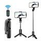 Селфи-палка Monopod Tripod Q10 с пультом для смартфонов 0.60м регулируемый угол наклона для удобной съемки - изображение 8