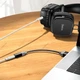 Адаптер USB A на 3.5 мм для ноутбуков и ПК алюминиевый сплав нейлоновая оплетка 0.15 м черный - изображение 3