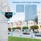 IP камера 4Мп HD-IP PTZ для охорони об'єктів 360 градусів з інфрачервоним підсвічуванням та AI аналізом - зображення 5