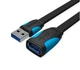 Подовжувач USB 1.2m чорний для підключення пристроїв та заряджання смартфонів планшетів та комп'ютерів - зображення 6
