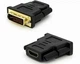 Адаптер HDMI M-DVI F для комп'ютера та монітора конвертація HDMI в DVI для підключення пристроїв - зображення 2