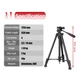 Тринога штатив KingJoy VT-860S багатофункціональний для фото та відео зйомки висота 1.75 м з перехідником - зображення 6