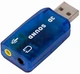 Звуковая карта USB 5.1 для компьютера и ноутбука многоканальный аудиопреобразователь для игр и музыки - изображение 2