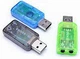 Звуковая карта USB 5.1 для компьютера и ноутбука многоканальный аудиопреобразователь для игр и музыки - изображение 7
