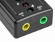 Звуковая карта USB 2.0 7.1 для компьютера и ноутбука объемный звук для игр и мультимедиа - изображение 5