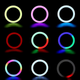 Кольцевая LED лампа RGB 18 дюймов для блогеров и фотографов с регулировкой яркости и дистанционным управлением - изображение 6