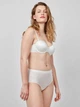 Gisela Трусы высокие Undies Satin 1/10056 кремовые размер XL - изображение 2