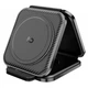 Бездротовий зарядний пристрій Hoco Unique 3-in-1 Folding Magnetic Wireless Fast Charger CQ4 15W (Black) - зображення 5