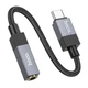 Кабель Hoco UPA32C Type-C to AUX Black - зображення 2